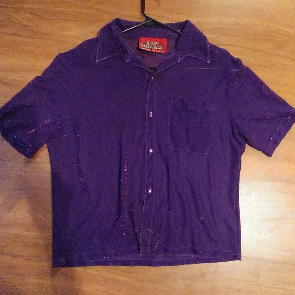 Lip Service Sparkly 1997 Top Production Sample